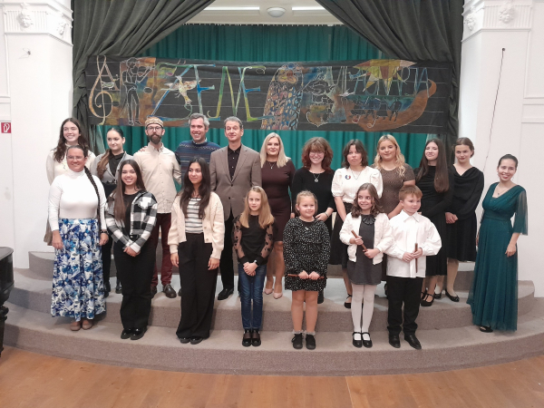 Első tanár-diák koncertünk a Zenei Világnap emlékére