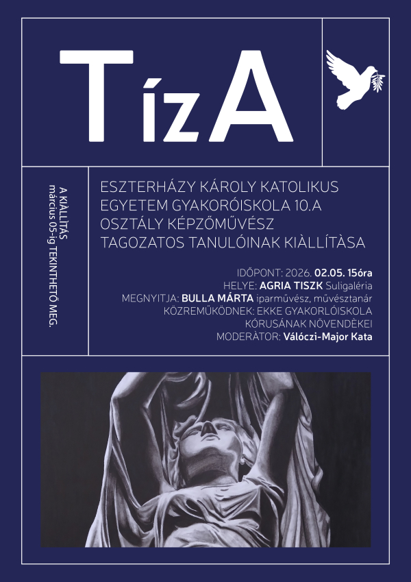 Tehetség és alkotás: a 10.A vizuális kultúra tagozat kiállítása megnyílt