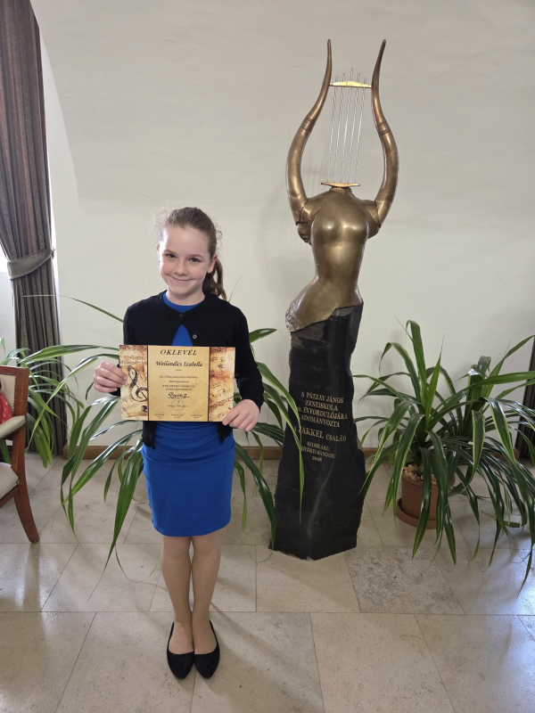 Újabb siker az EKKE AMI zongora tanszakán