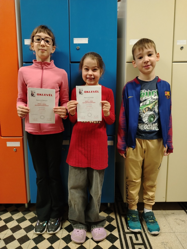 Zrínyi Ilona matekverseny eredmények