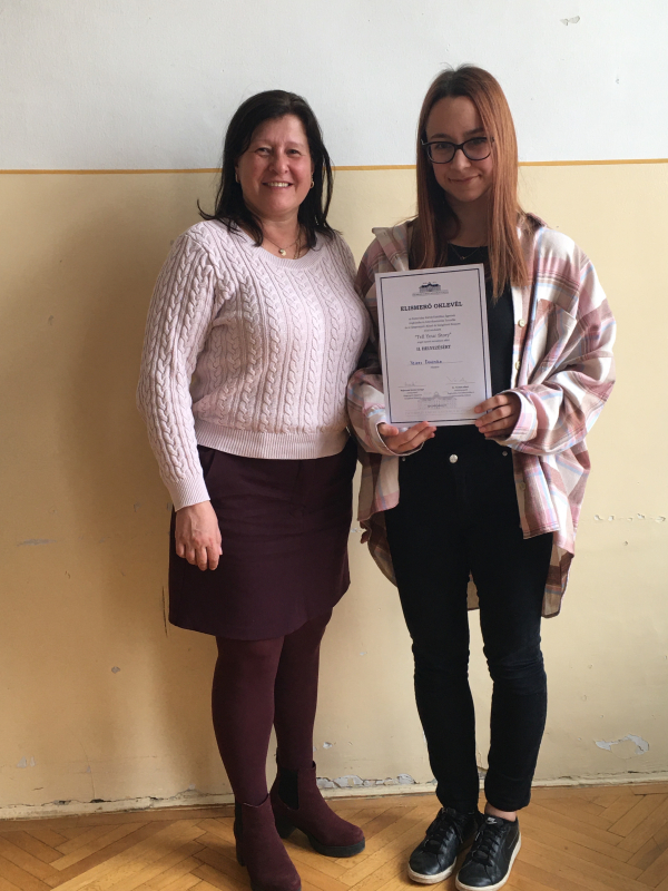 Siker az angol nyelvi versenyen