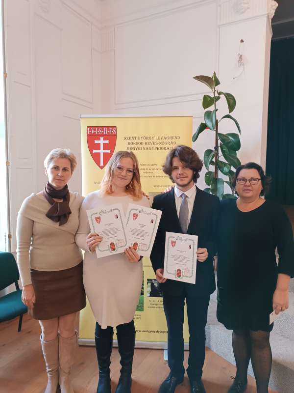 Gimnazistáink sikere!
