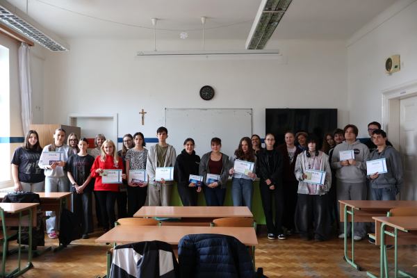 Sikeres német szövegértési verseny: 44 diák mérte össze tudását március elején