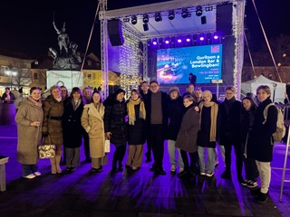 Eger Advent – magánének szakos növendékek fellépése a Dobó téren