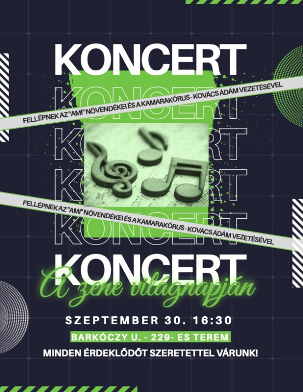 Zene világnapja koncert